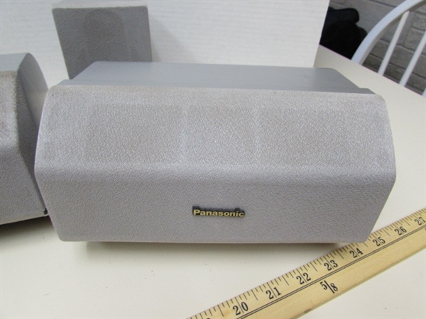 KENWOOD & PANASONIC SURROUND SOUND SPEAKERS