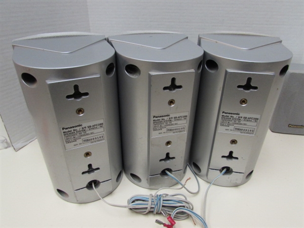 KENWOOD & PANASONIC SURROUND SOUND SPEAKERS