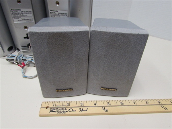 KENWOOD & PANASONIC SURROUND SOUND SPEAKERS