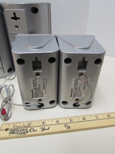KENWOOD & PANASONIC SURROUND SOUND SPEAKERS