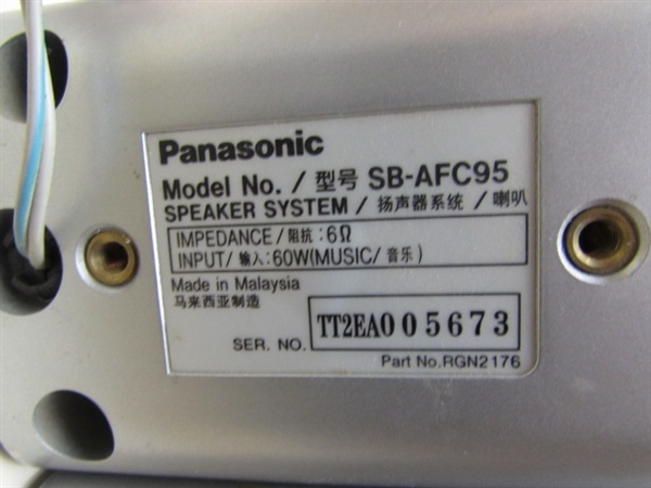 KENWOOD & PANASONIC SURROUND SOUND SPEAKERS