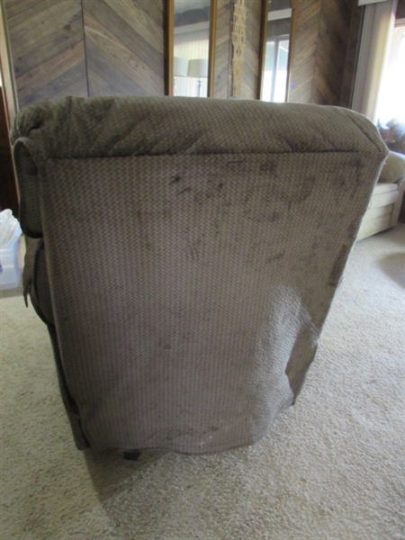DK BROWN ROCKER/RECLINER
