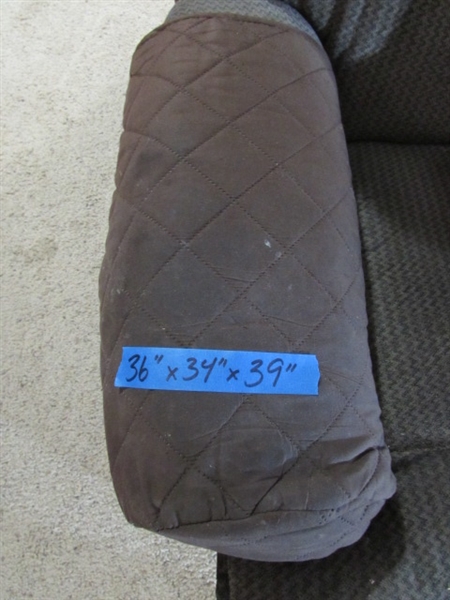 DK BROWN ROCKER/RECLINER