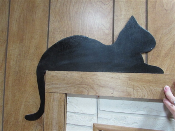 CAT DOOR/WINDOW FRAME SILHOUETTES