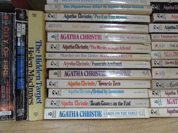 LARGE ASSORTMENT OF FICTION BOOKS
