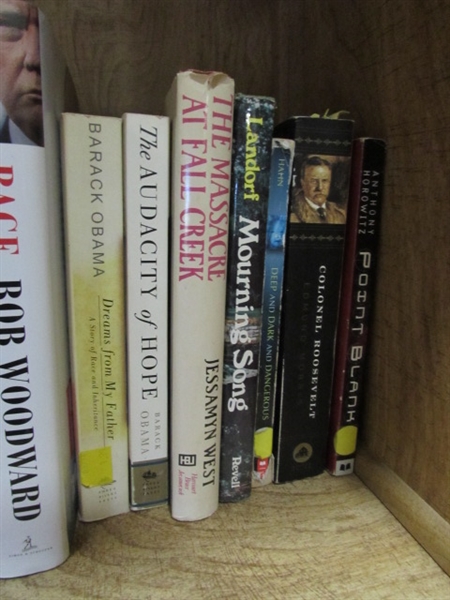 LARGE ASSORTMENT OF FICTION BOOKS