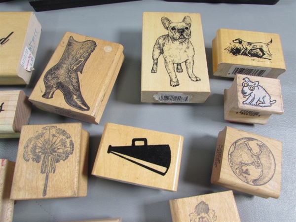 RUBBER STAMPS, INK PADS & RE-INKER