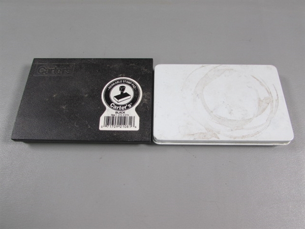 RUBBER STAMPS, INK PADS & RE-INKER