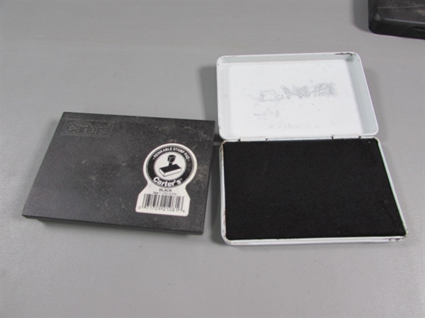 RUBBER STAMPS, INK PADS & RE-INKER