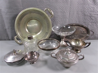 SILVERPLATE SERVING PIECES