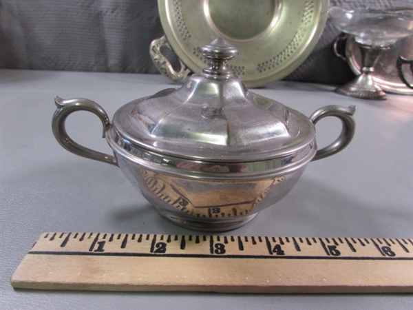 SILVERPLATE SERVING PIECES