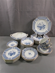 38 PCS OF JOHNSON BROS DINNERWARE "GENEVA" PATTERN