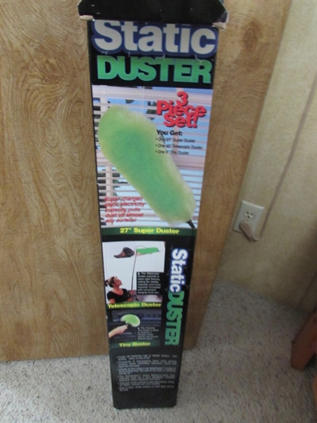 2 HANDHELD SHARK VACUUM CLEANERS, DUSTER & MORE