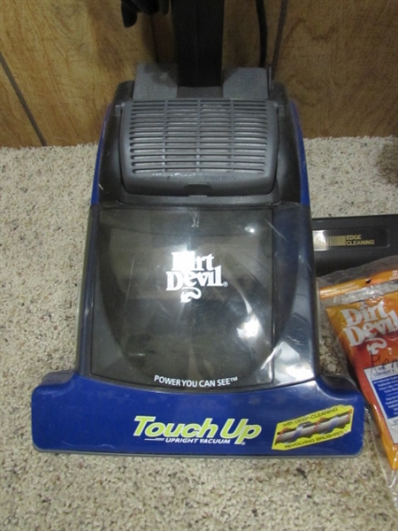 DIRT DEVIL TOUCH UP VACUUM & HOOVER VACUUM