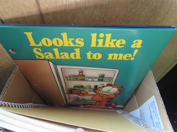 ROLLING CABINET/PRINTER STAND, PAPER SHREDDER & NOTEBOOKS/PAPER & MORE