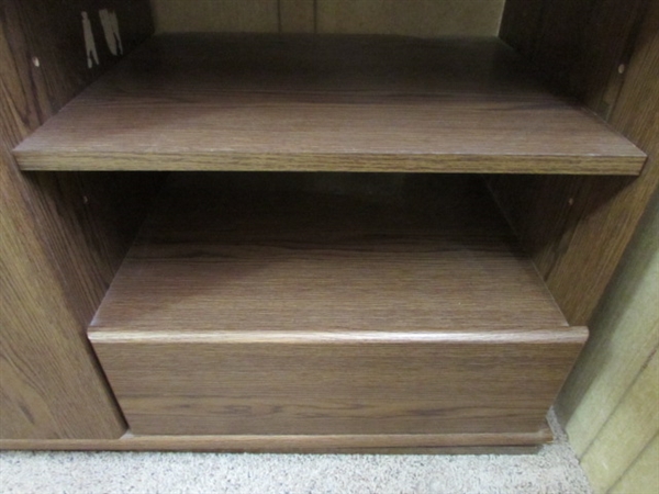 PRINTER/MEDIA STAND W/SIDE STORAGE & OFFICE/DESK SUPPLIES