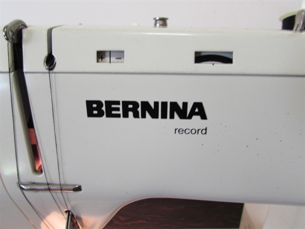 BERNINA RECORD SEWING MACHINE W/CASE