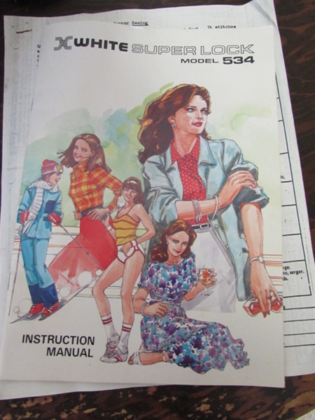 SERGER THREAD CONES, SERGER BOOK