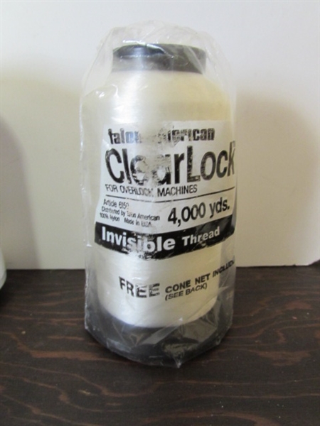 SERGER THREAD CONES, SERGER BOOK