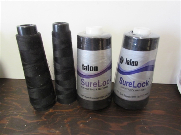 SERGER THREAD CONES, SERGER BOOK