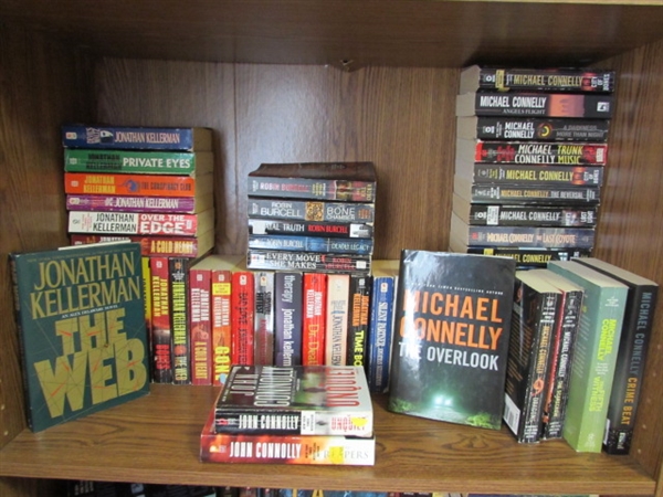 FICTION NOVEL COLLECTION - JONATHAN KELLERMAN, MICHAEL CONNELLY, JOHN CONNOLLY & ROBIN BURCELL