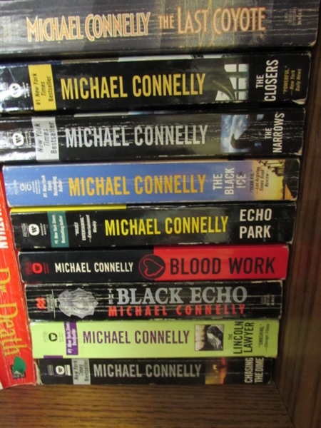 FICTION NOVEL COLLECTION - JONATHAN KELLERMAN, MICHAEL CONNELLY, JOHN CONNOLLY & ROBIN BURCELL