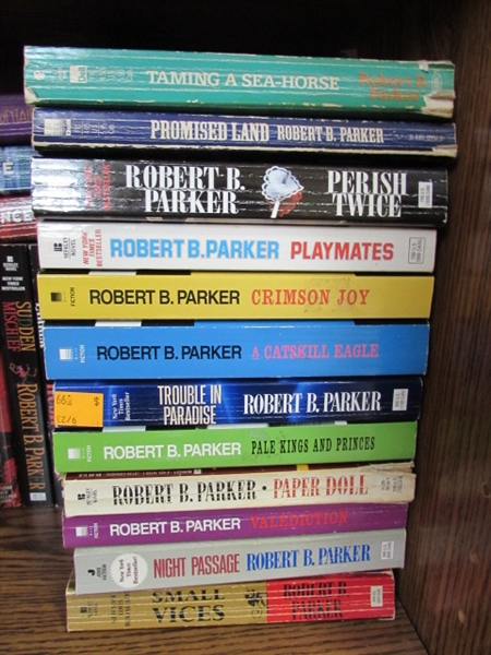 FICTION NOVEL COLLECTION - JOHN SANDFORD, ROBERT B. PARKER & J.A. JANCE