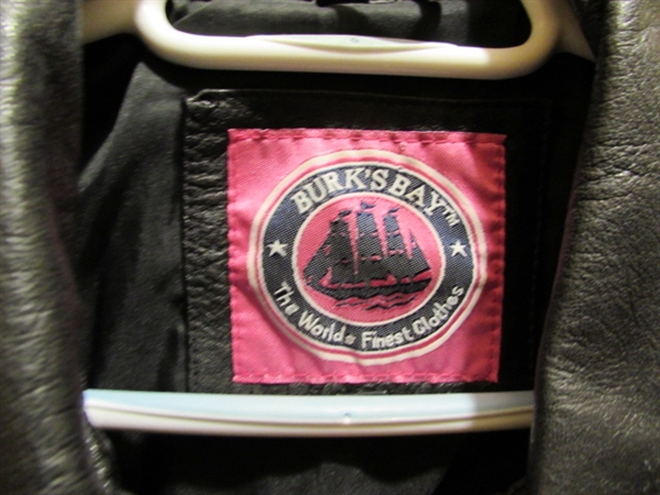 MEN'S BURKES BAY VINTAGE LEATHER JACKET - SZ LARGE?
