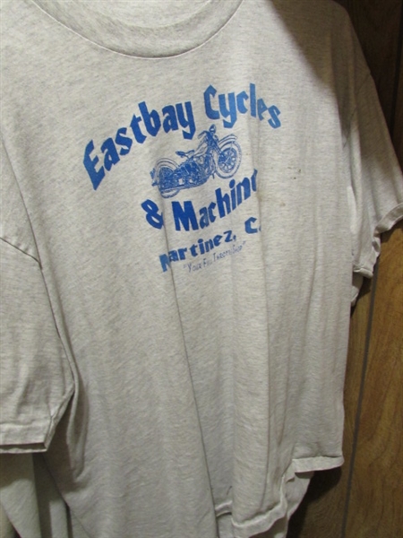 ASSORTED HARLEY DAVIDSON/MC THEMED T-SHIRTS - SIZE X-LARGE