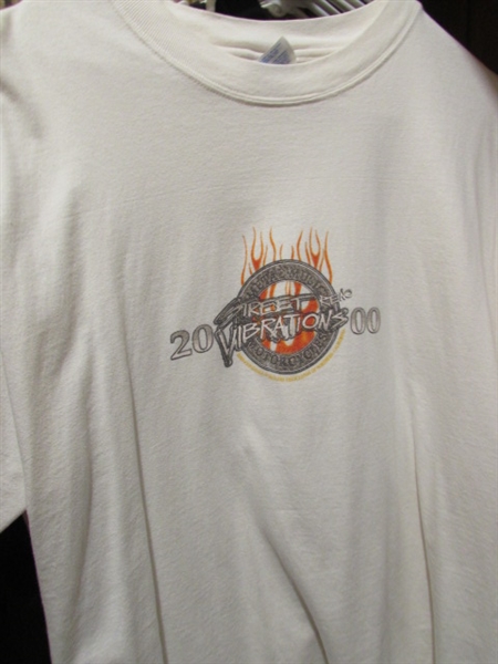 ASSORTED HARLEY DAVIDSON/MC THEMED T-SHIRTS - SIZE X-LARGE
