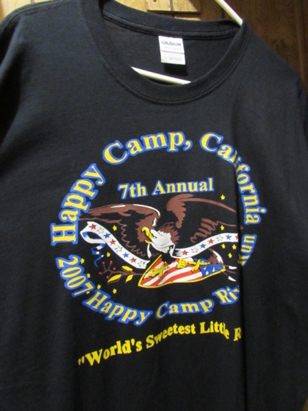 ASSORTED HARLEY DAVIDSON/MC THEMED T-SHIRTS - SIZE X-LARGE