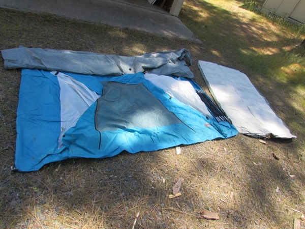 SMALL EUREKA DOME TENT W/AIR MATTRESS
