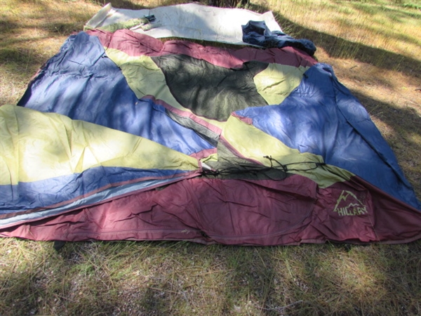 HILLARY DOME TENT & QUEEN AIR MATTRESS