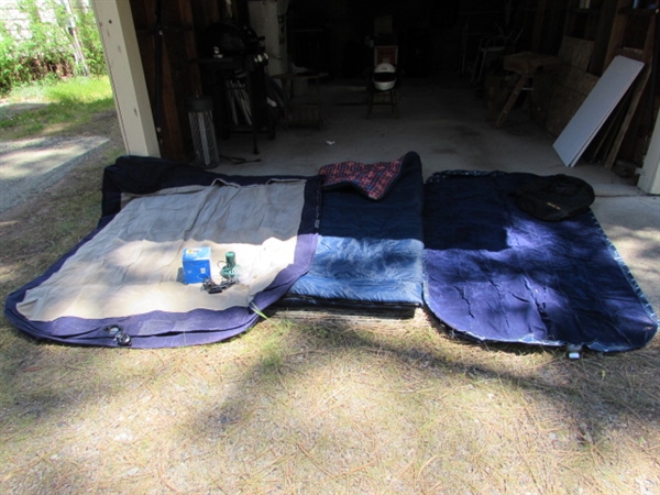 2 AIR MATTRESSES & SLEEPING BAG