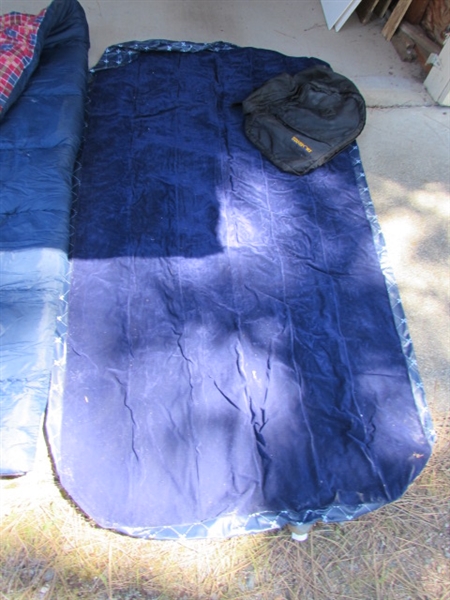 2 AIR MATTRESSES & SLEEPING BAG