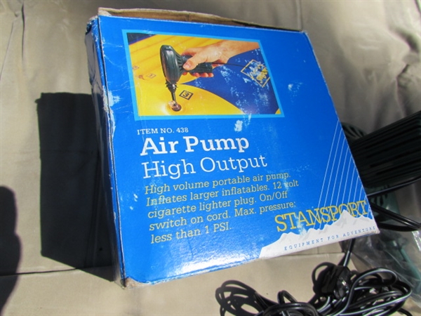 2 AIR MATTRESSES & SLEEPING BAG