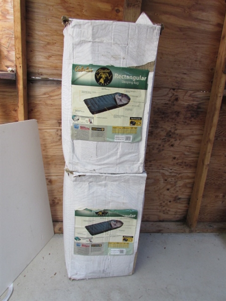 2 CABELA'S ALASKAN GUIDE EXTREME COLD SLEEPING BAGS - APPEAR TO BE UNUSED