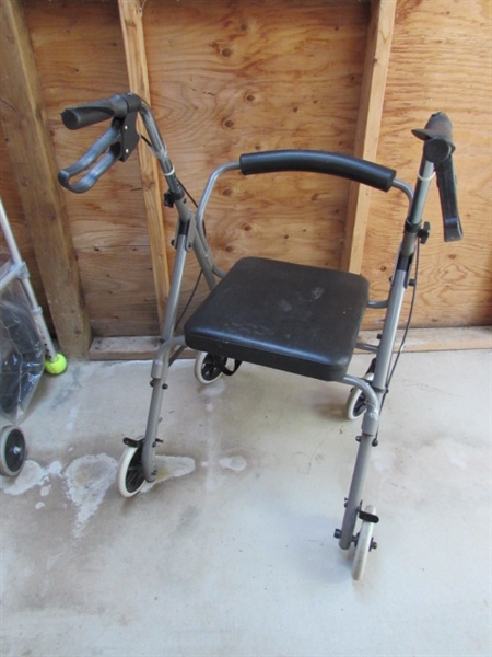WALKER, CANES, PORTABLE TOILET & MORE