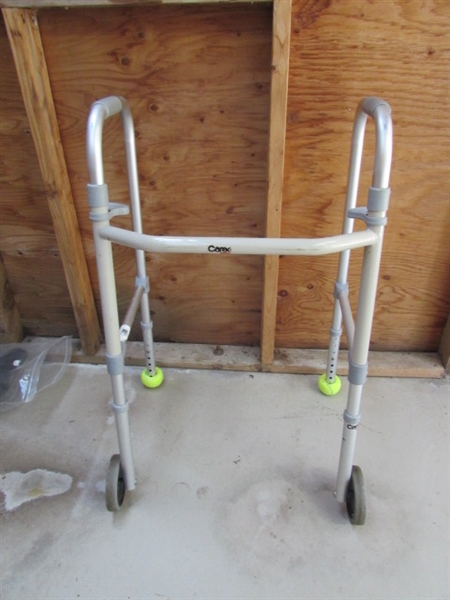 WALKER, CANES, PORTABLE TOILET & MORE