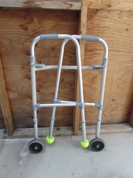 WALKER, CANES, PORTABLE TOILET & MORE