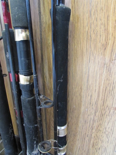 FISHING POLES & TUBE CASE
