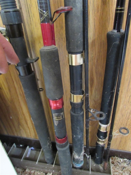 FISHING POLES & TUBE CASE