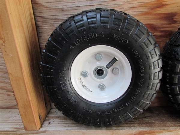 PAIR OF 10 PNEUMATIC  TIRES