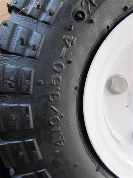 PAIR OF 10 PNEUMATIC  TIRES