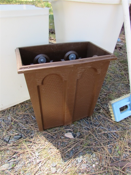 TRASH CANS, PLUNGERS & MORE
