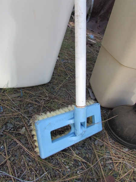 TRASH CANS, PLUNGERS & MORE