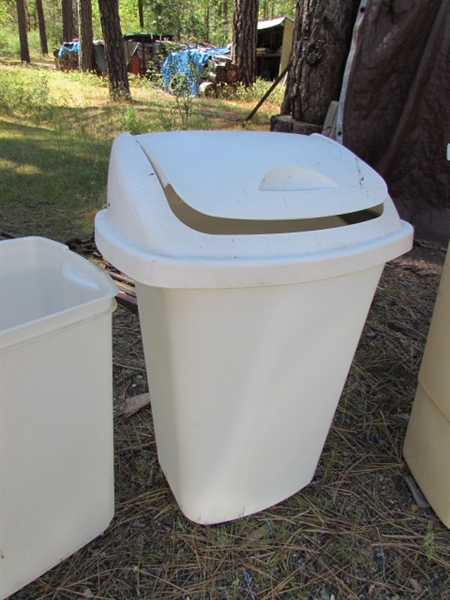 TRASH CANS, PLUNGERS & MORE