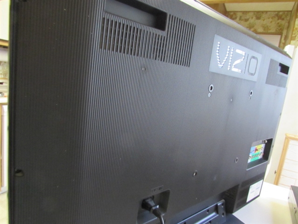 37 VIZIO FLAT SCREEN TV - NO REMOTE