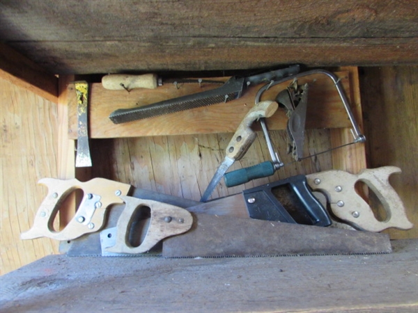 HAND SAWS, RASP, PLANE & MORE