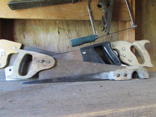 HAND SAWS, RASP, PLANE & MORE